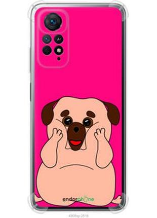 Чехол на xiaomi redmi note 11 весёлый мопс "4908sp-2516-2448"