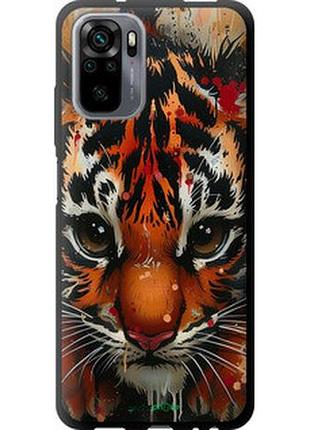 Чехол на xiaomi poco m5s mini tiger "6052b-3117-2448"