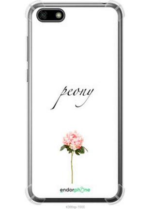 Чехол на huawei honor 7a пион "4366sp-1805-2448"