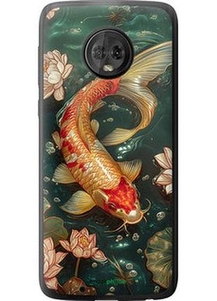 Чехол на motorola moto g6 мелодия лотоса "6106u-982-2448"