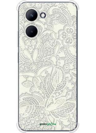 Чохол на realme c33 біле мереживо "4383sp-2870-2448"