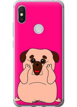 Чохол на xiaomi redmi s2 веселий мопс "4908u-1494-2448"