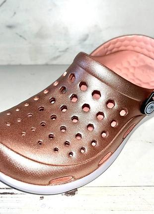 Детские кроксы для девочек, joybees (код 2227) размеры: 38 39 40 38