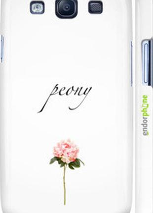 Чехол на samsung galaxy s3 i9300 пион "4366m-11-2448"