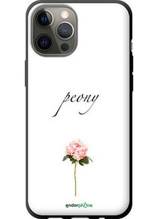 Чехол на iphone 12 pro max пион "4366b-2054-2448"