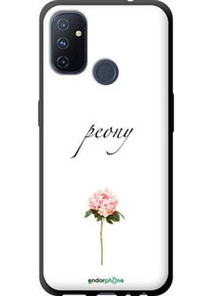 Чехол на oneplus nord n100 пион "4366b-2130-2448"