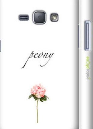 Чехол на samsung galaxy j1 (2016) duos j120h пион "4366c-262-2448"