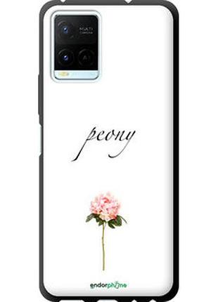 Чехол на vivo y21 пион "4366b-669-2448"