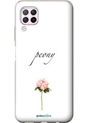 Чехол на huawei nova 6se пион "4366t-1823-2448"