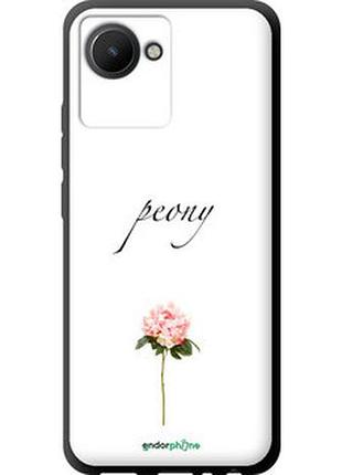 Чехол на realme c30 пион "4366b-2700-2448"