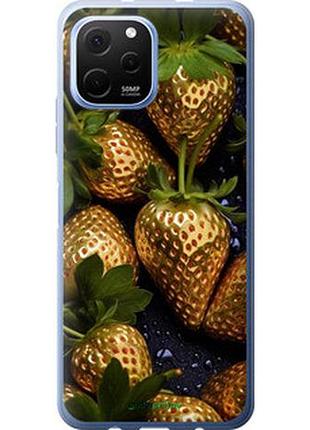 Чохол на huawei nova y61 золота полуниця "5637u-2983-2448"