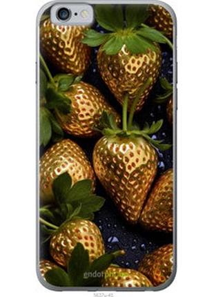 Чохол на iphone 6 золота полуниця "5637t-45-2448"