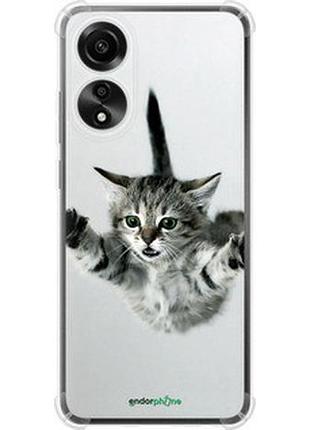 Чехол на oppo a78 4g летящий котёнок "2322sp-3142-2448"