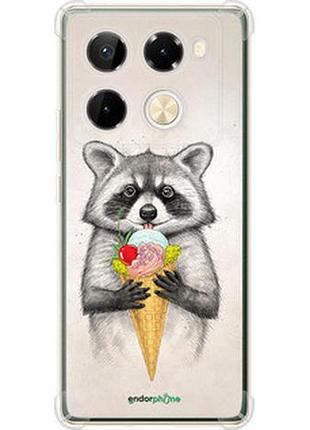 Чехол на infinix note 40 pro 5g енотик с мороженым "4602sp-3690-2448"
