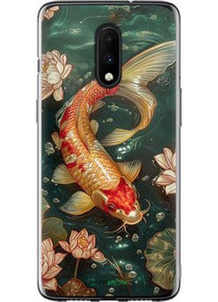 Чехол на oneplus 7 мелодия лотоса "6106t-1740-2448"