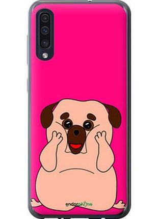 Чехол на samsung galaxy a50 2019 a505f весёлый мопс "4908u-1668-2448"