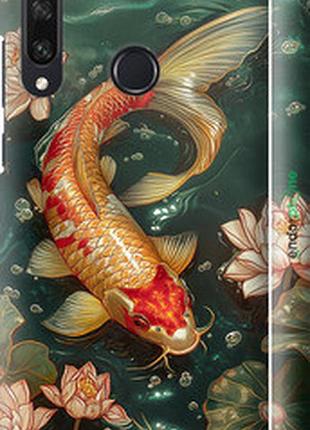 Чехол на huawei y6p мелодия лотоса "6106m-1952-2448"
