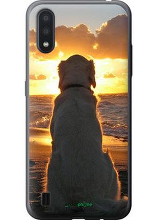 Чохол на samsung galaxy a01 a01 a015f закот і собака "3966u-1842-2448"