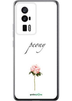 Чехол на xiaomi poco f5 pro 5g пион "4366u-3193-2448"