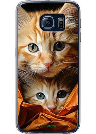 Чехол на samsung galaxy s6 g920 котики 2 "5664t-80-2448"