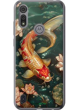 Чехол на motorola e6s мелодия лотоса "6106u-2001-2448"