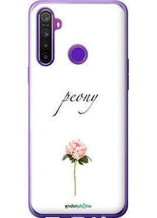 Чехол на realme 6i пион "4366u-2059-2448"