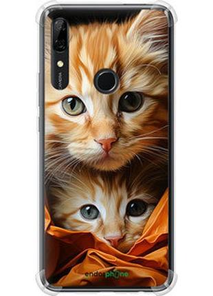 Чехол на huawei p smart z котики 2 "5664sp-1704-2448"