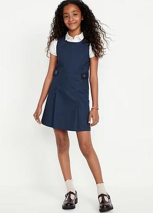 Новий котоновий шкільний сарафан 153 - 158 см 14 років old navy для дівчинки олд неві розпродаж