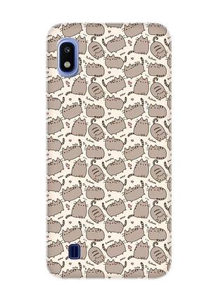 Чехол на samsung galaxy a10 (2019) a105 пушин котики (принт 411)