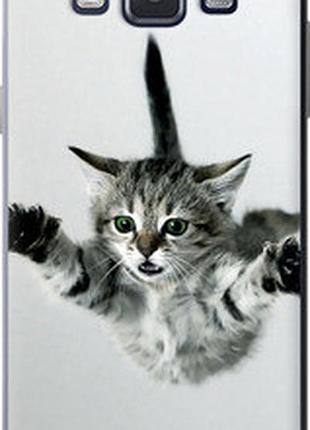 Чехол на samsung galaxy a5 a500h летящий котёнок "2322u-73-2448"