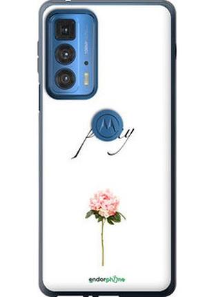 Чехол на motorola edge 20 pro пион "4366u-2662-2448"