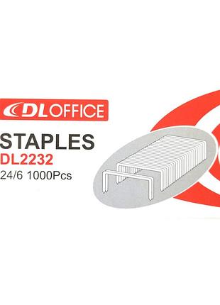 Скобы №24/6 office staples dl 2232 1000 шт.