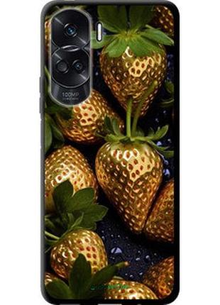 Чохол на huawei honor 90 lite золота полуниця "5637b-3131-2448"