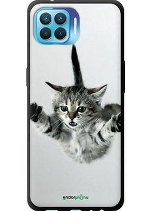 Чехол на oppo a93 летящий котёнок "2322b-2185-2448"