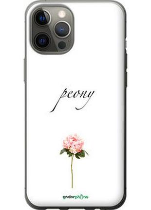 Чехол на iphone 12 pro max пион "4366t-2054-2448"