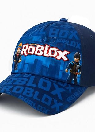 Яркая детская бейсболка sport line с ярким принтом roblox