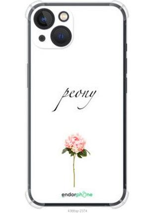 Чехол на iphone 13 пион "4366sp-2374-2448"