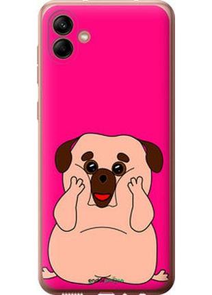 Чохол на samsung galaxy a04 a045f веселий мопс "4908u-2831-2448"