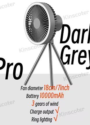 Беспроводной вентилятор 10w kinscoter pro dq212 портативный кондиционер для дома работы авто рыбалки кемпинг
