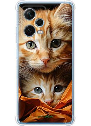 Чехол на xiaomi redmi note 12 pro+ 5g котики 2 "5664sp-3612-2448"