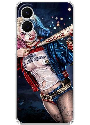 Чехол силиконовый с картинкой на samsung galaxy s25 edge (s937) (харли квинн, harley quinn)