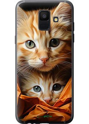 Чехол на samsung galaxy a6 2018 котики 2 "5664u-1480-2448"