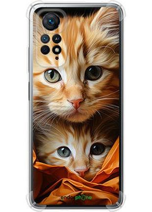 Чехол на xiaomi redmi note 11 котики 2 "5664sp-2516-2448"