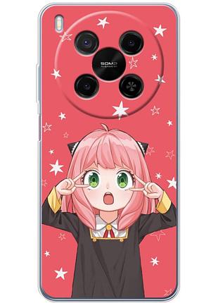 Чехол силиконовый с картинкой на zte nubia v70 max (аниме, anime)