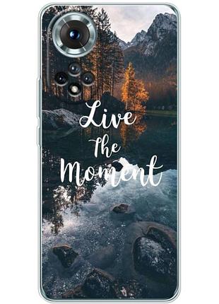 Чохол силіконовий з картинкою на huawei honor 50 (природа, озеро в горах)