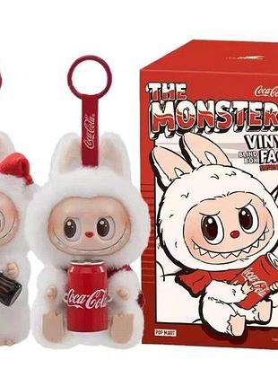 Лабубу іграшка-брелок the monsters labubu coca-cola