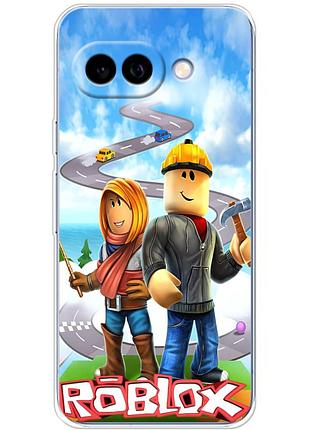 Чохол силіконовий з картинкою на google pixel 9a (роблокс, roblox)
