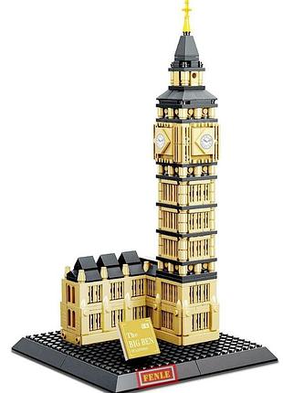 Конструктор wange 3d архитектура биг-бен elizabeth tower 4211 для детей и взрослых, 892 детали