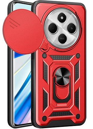 Чехол fiji camera defence для xiaomi redmi a4 5g бампер с защитой камеры и подставкой red