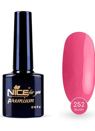 Гель-лак nice for you blush premium №252 барби 8.5 г